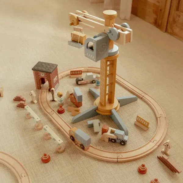 Set gru con binari estensione railway Little Dutch